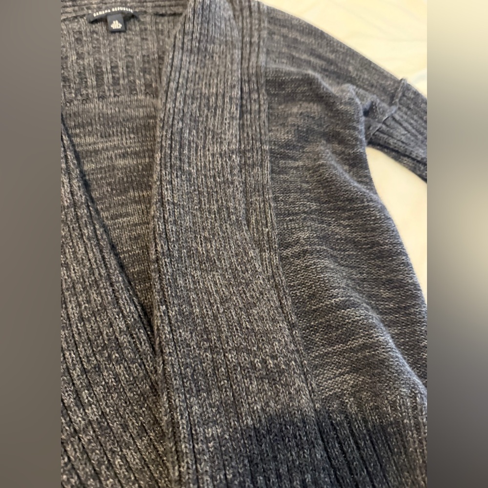 Banana Republic Women Grey Sweater cardigan - Picture 6 of 7